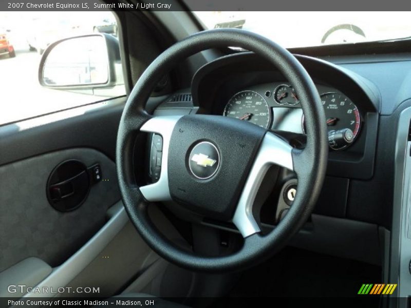 Summit White / Light Gray 2007 Chevrolet Equinox LS