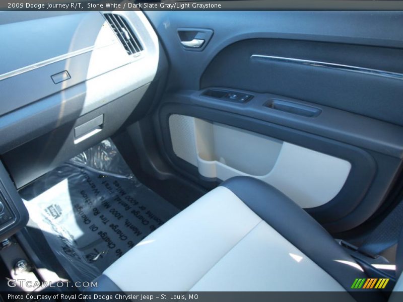 Stone White / Dark Slate Gray/Light Graystone 2009 Dodge Journey R/T