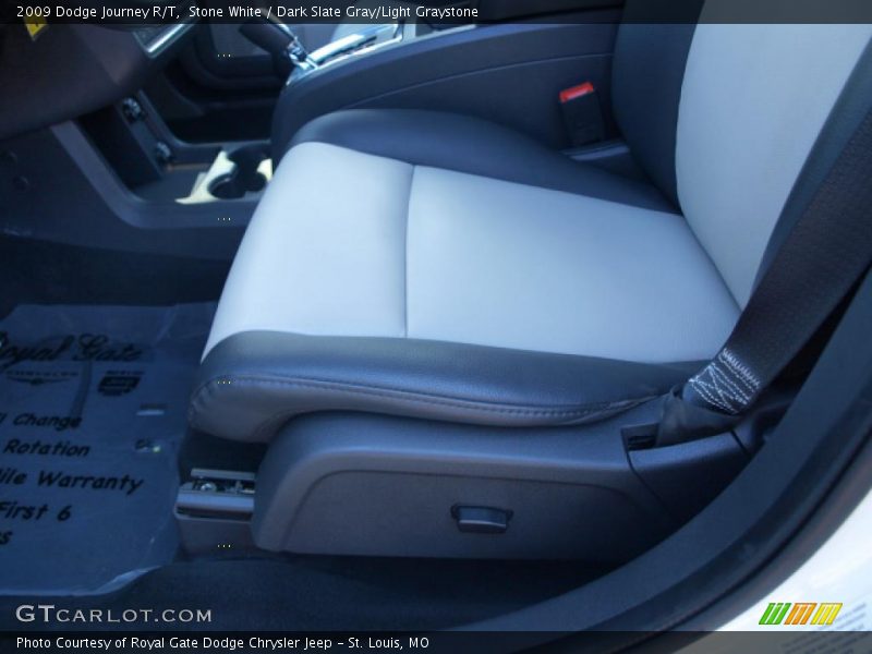 Stone White / Dark Slate Gray/Light Graystone 2009 Dodge Journey R/T