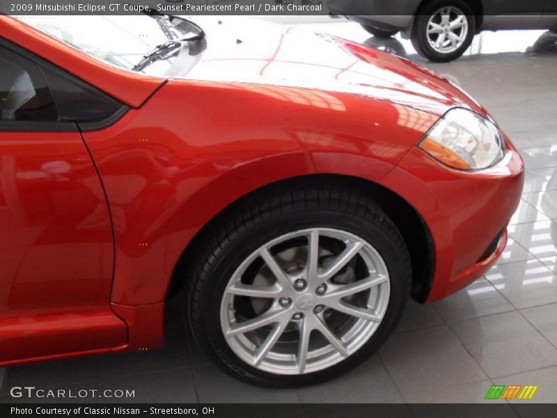 Sunset Pearlescent Pearl / Dark Charcoal 2009 Mitsubishi Eclipse GT Coupe