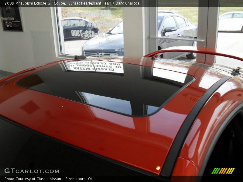 Sunset Pearlescent Pearl / Dark Charcoal 2009 Mitsubishi Eclipse GT Coupe