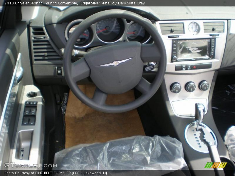 Bright Silver Metallic / Dark Slate Gray 2010 Chrysler Sebring Touring Convertible