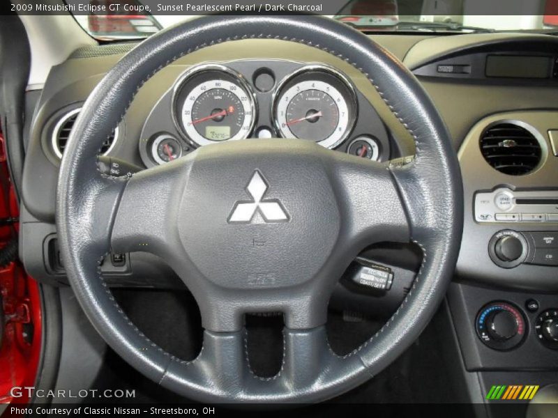 Sunset Pearlescent Pearl / Dark Charcoal 2009 Mitsubishi Eclipse GT Coupe