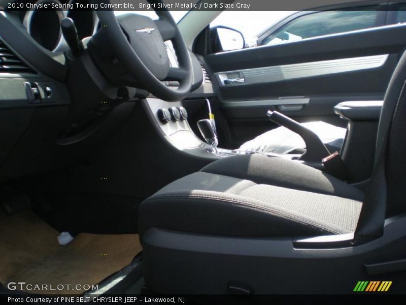 Bright Silver Metallic / Dark Slate Gray 2010 Chrysler Sebring Touring Convertible