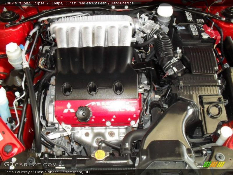 Sunset Pearlescent Pearl / Dark Charcoal 2009 Mitsubishi Eclipse GT Coupe