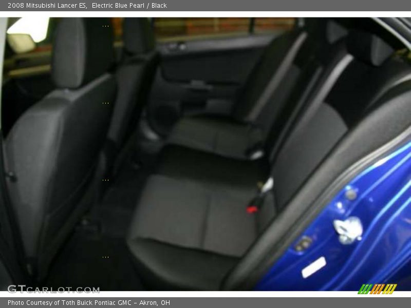 Electric Blue Pearl / Black 2008 Mitsubishi Lancer ES