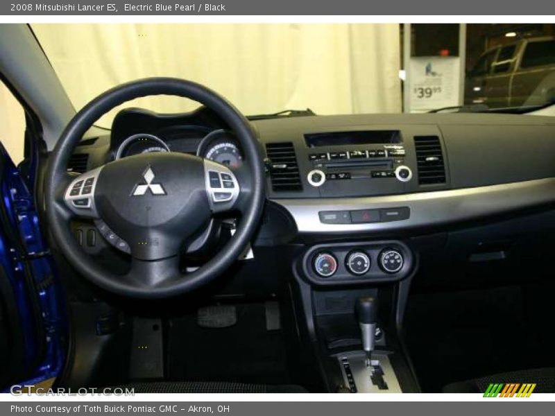 Electric Blue Pearl / Black 2008 Mitsubishi Lancer ES