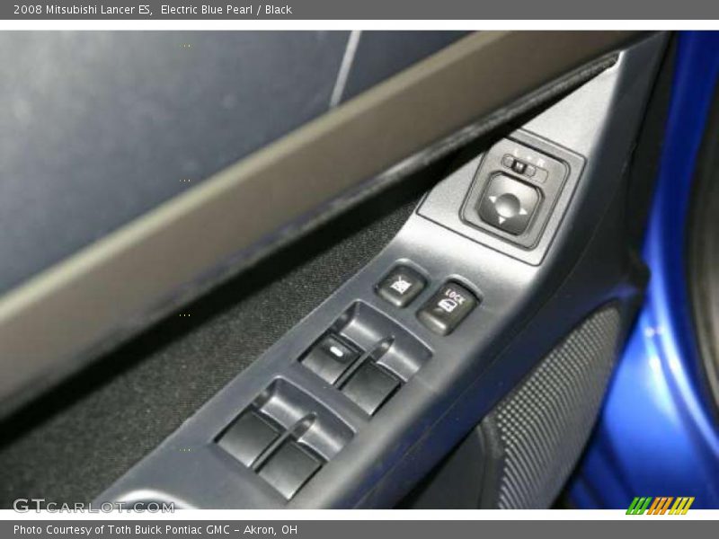 Electric Blue Pearl / Black 2008 Mitsubishi Lancer ES