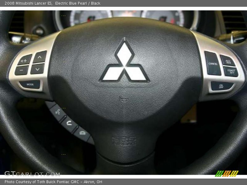 Electric Blue Pearl / Black 2008 Mitsubishi Lancer ES