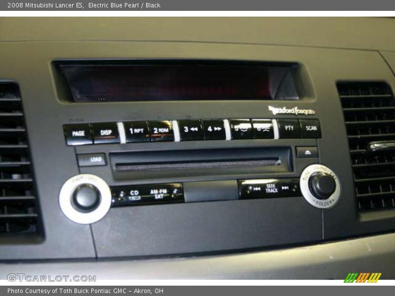 Electric Blue Pearl / Black 2008 Mitsubishi Lancer ES
