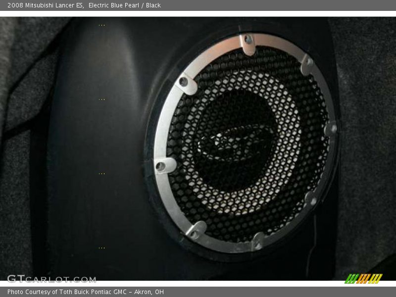 Electric Blue Pearl / Black 2008 Mitsubishi Lancer ES