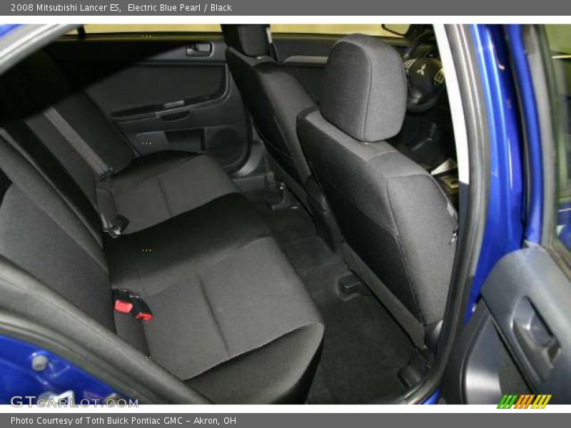 Electric Blue Pearl / Black 2008 Mitsubishi Lancer ES