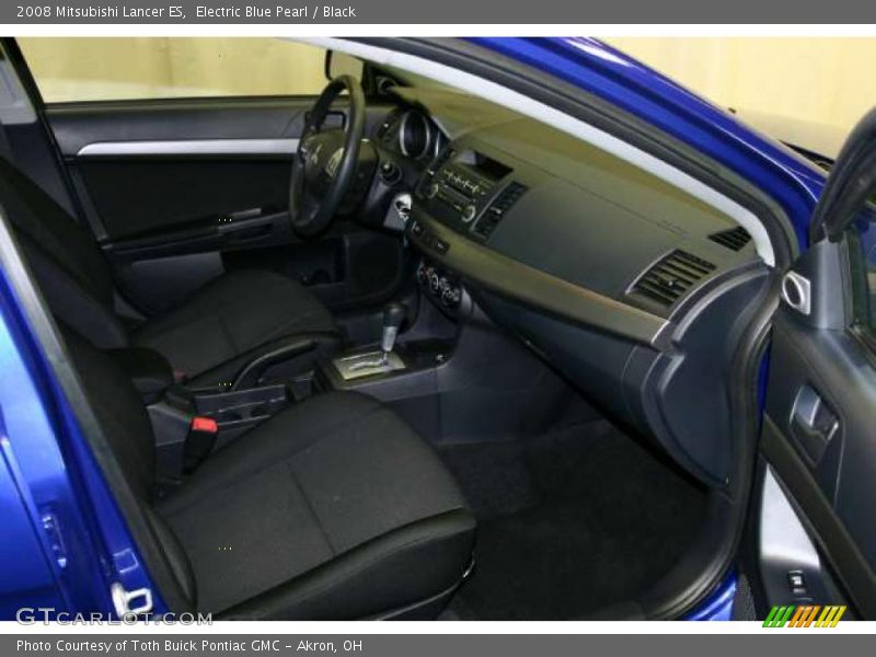Electric Blue Pearl / Black 2008 Mitsubishi Lancer ES