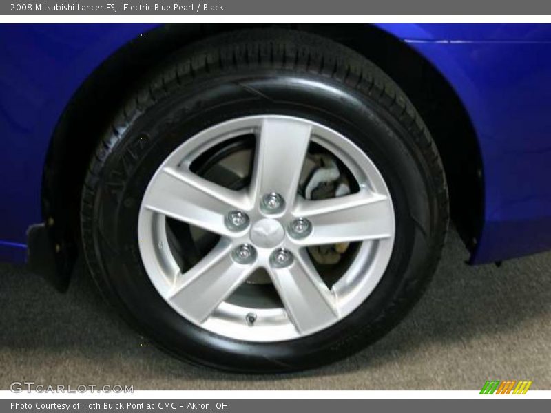 Electric Blue Pearl / Black 2008 Mitsubishi Lancer ES