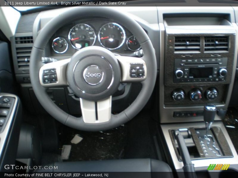 Bright Silver Metallic / Dark Slate Gray 2011 Jeep Liberty Limited 4x4