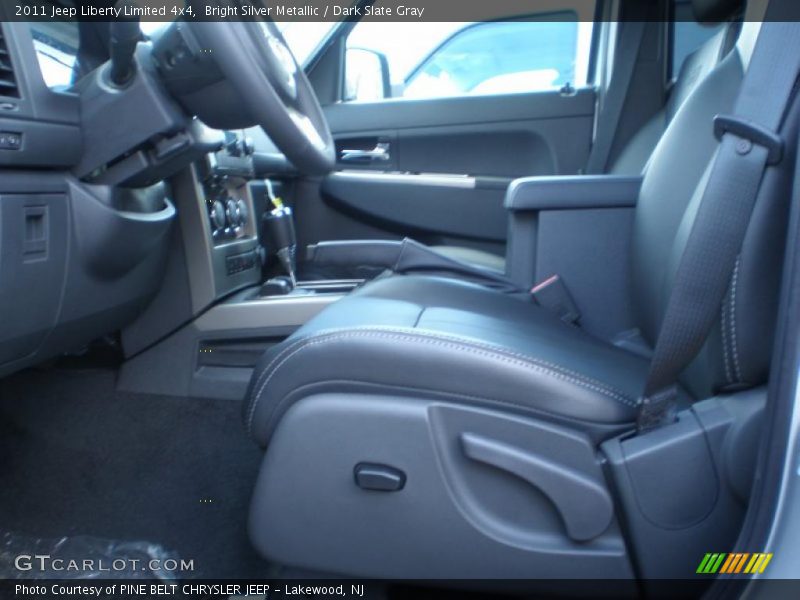 Bright Silver Metallic / Dark Slate Gray 2011 Jeep Liberty Limited 4x4