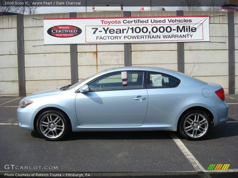 Azure Pearl / Dark Charcoal 2006 Scion tC