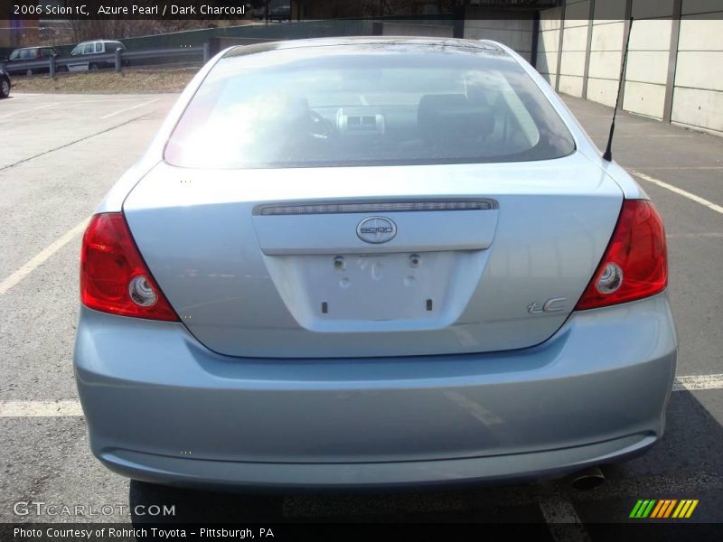 Azure Pearl / Dark Charcoal 2006 Scion tC