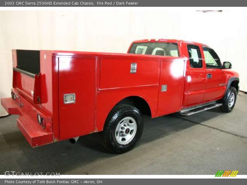 Fire Red / Dark Pewter 2003 GMC Sierra 2500HD Extended Cab Chassis