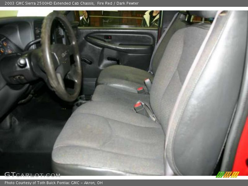 Fire Red / Dark Pewter 2003 GMC Sierra 2500HD Extended Cab Chassis