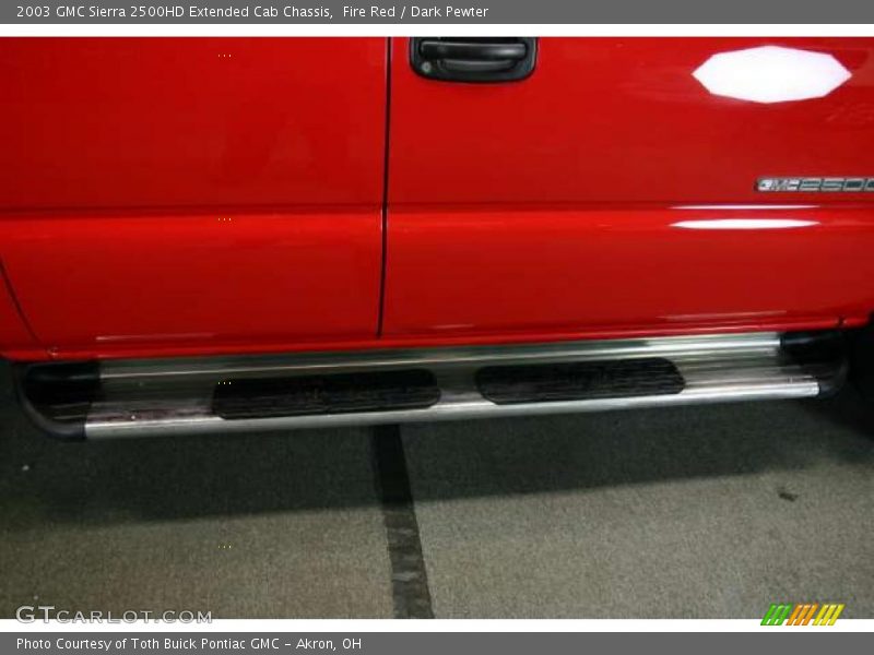 Fire Red / Dark Pewter 2003 GMC Sierra 2500HD Extended Cab Chassis