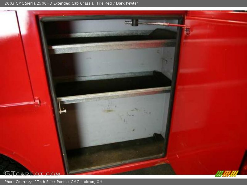 Fire Red / Dark Pewter 2003 GMC Sierra 2500HD Extended Cab Chassis