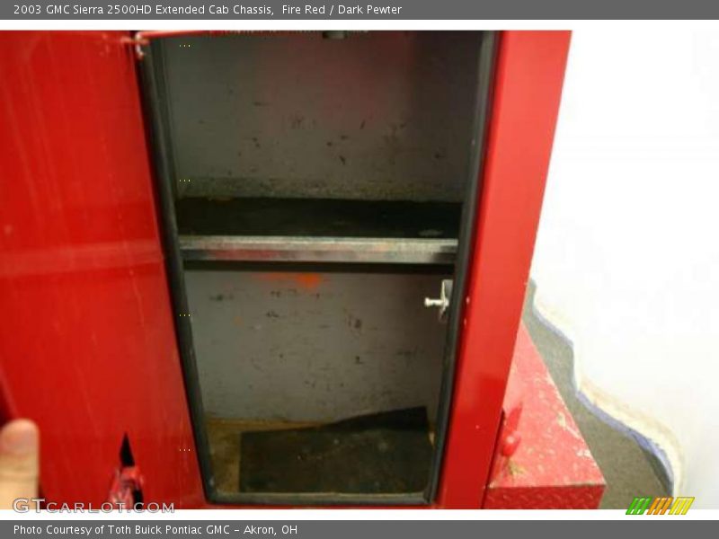 Fire Red / Dark Pewter 2003 GMC Sierra 2500HD Extended Cab Chassis