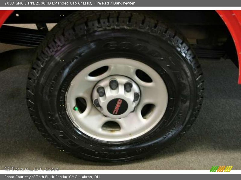 Fire Red / Dark Pewter 2003 GMC Sierra 2500HD Extended Cab Chassis