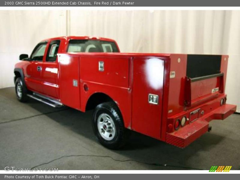 Fire Red / Dark Pewter 2003 GMC Sierra 2500HD Extended Cab Chassis