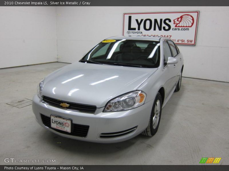 Silver Ice Metallic / Gray 2010 Chevrolet Impala LS