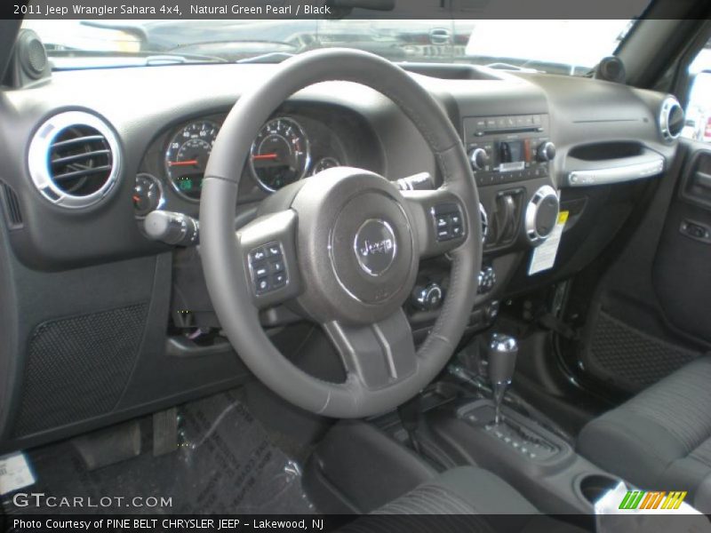 Natural Green Pearl / Black 2011 Jeep Wrangler Sahara 4x4
