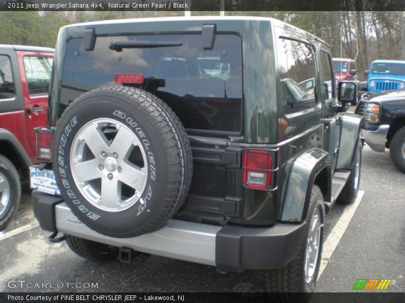 Natural Green Pearl / Black 2011 Jeep Wrangler Sahara 4x4
