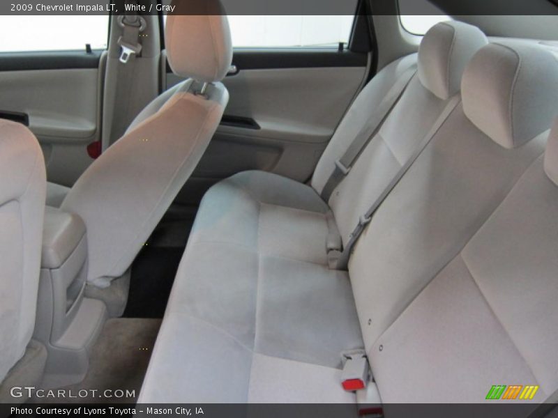 White / Gray 2009 Chevrolet Impala LT