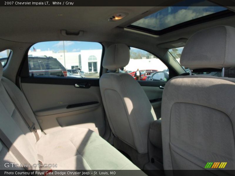 White / Gray 2007 Chevrolet Impala LT