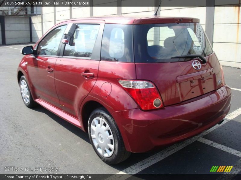 Salsa Red Pearl / Dark Charcoal 2006 Scion xA