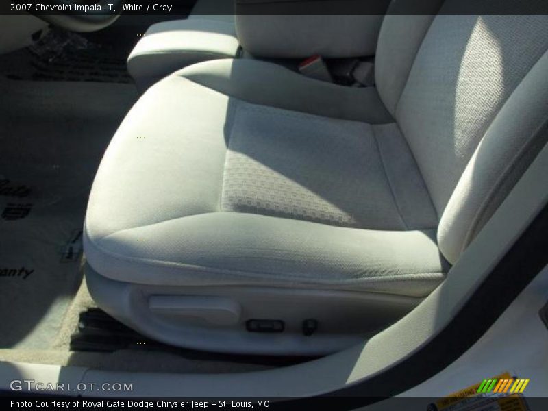 White / Gray 2007 Chevrolet Impala LT