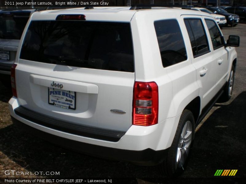 Bright White / Dark Slate Gray 2011 Jeep Patriot Latitude