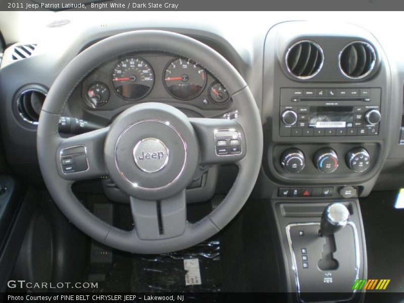 Bright White / Dark Slate Gray 2011 Jeep Patriot Latitude