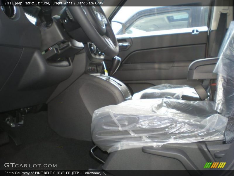 Bright White / Dark Slate Gray 2011 Jeep Patriot Latitude