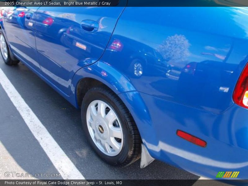 Bright Blue Metallic / Gray 2005 Chevrolet Aveo LT Sedan