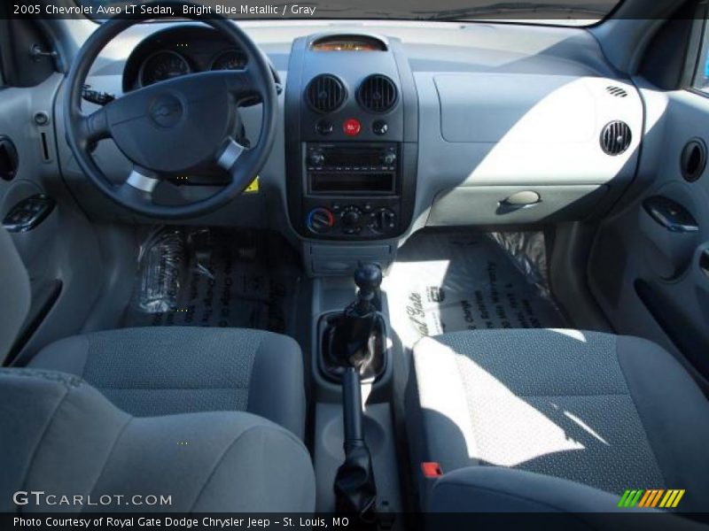 Bright Blue Metallic / Gray 2005 Chevrolet Aveo LT Sedan