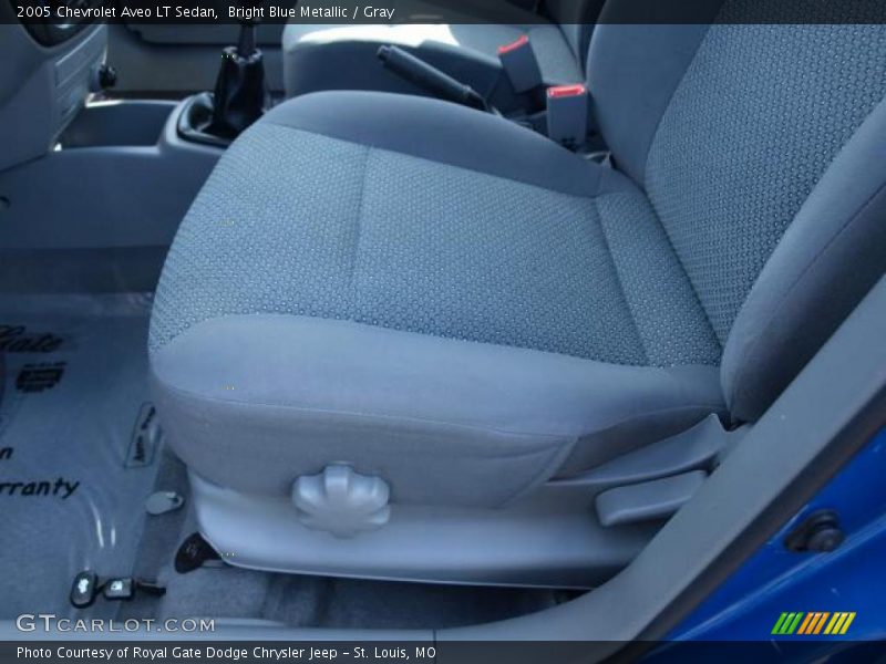 Bright Blue Metallic / Gray 2005 Chevrolet Aveo LT Sedan