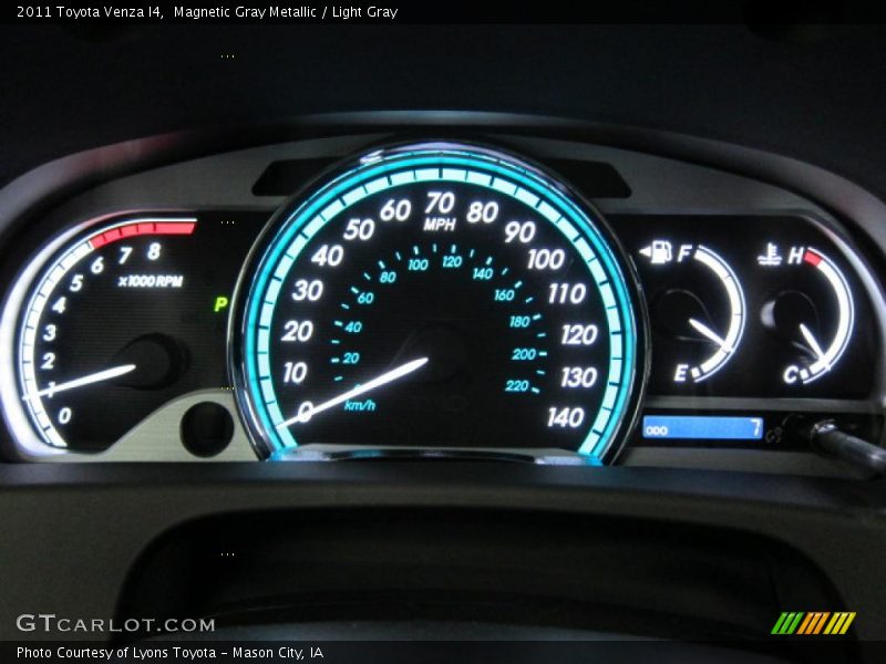 Magnetic Gray Metallic / Light Gray 2011 Toyota Venza I4