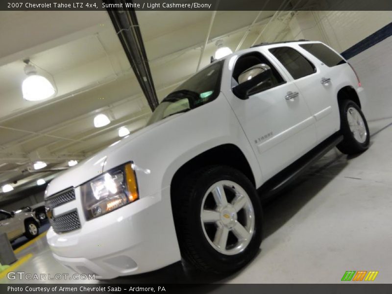 Summit White / Light Cashmere/Ebony 2007 Chevrolet Tahoe LTZ 4x4