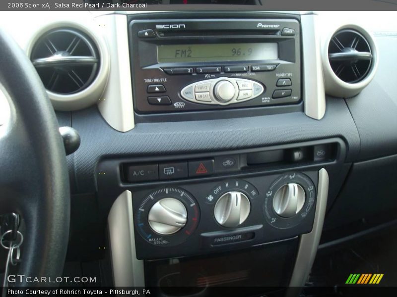 Salsa Red Pearl / Dark Charcoal 2006 Scion xA
