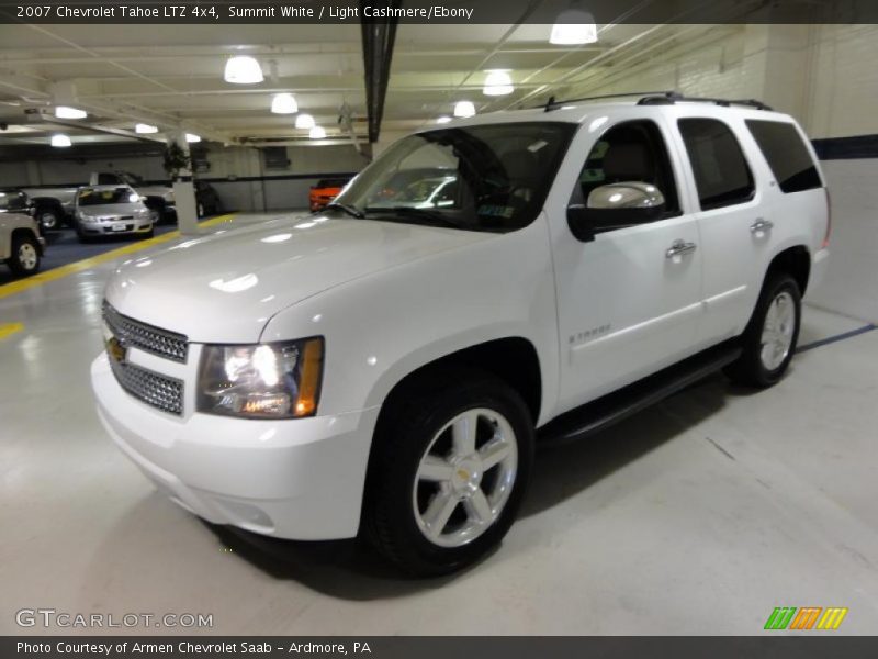 Summit White / Light Cashmere/Ebony 2007 Chevrolet Tahoe LTZ 4x4