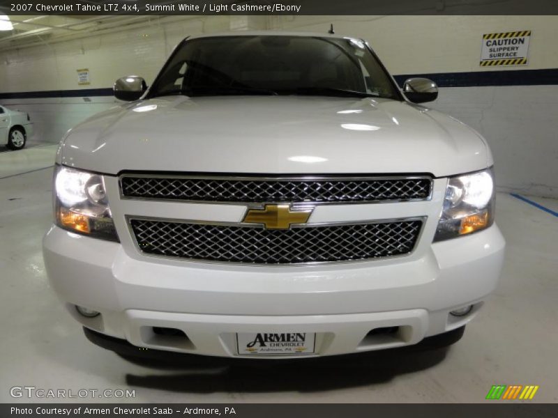 Summit White / Light Cashmere/Ebony 2007 Chevrolet Tahoe LTZ 4x4