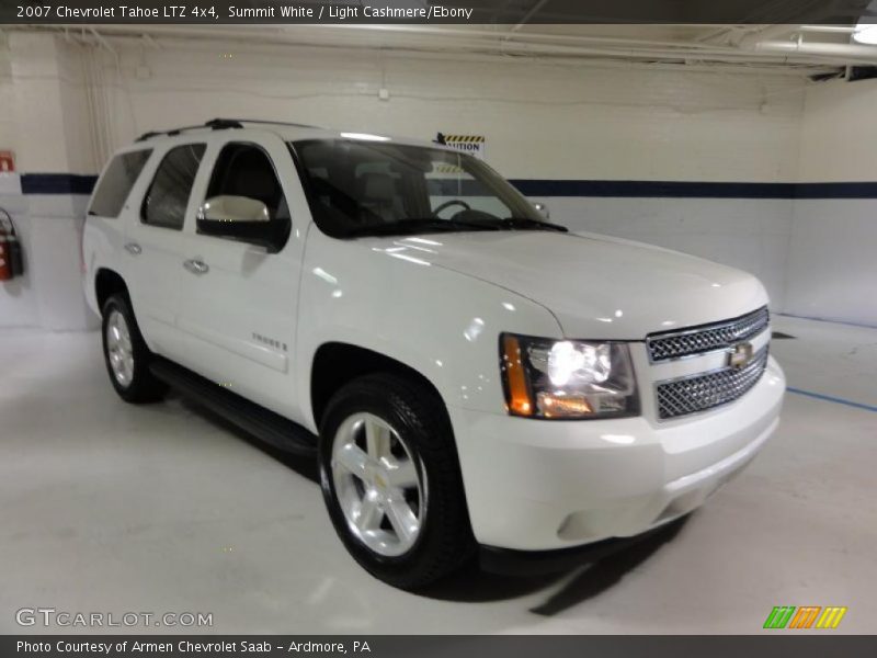 Summit White / Light Cashmere/Ebony 2007 Chevrolet Tahoe LTZ 4x4