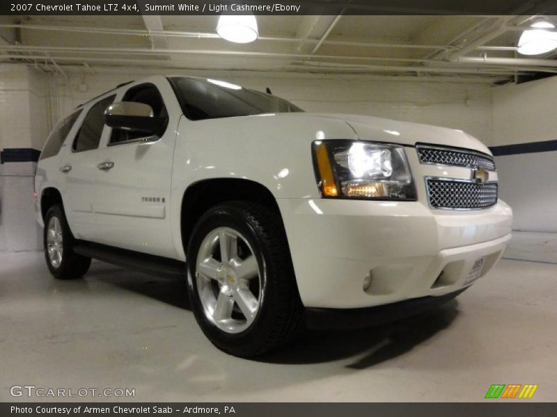 Summit White / Light Cashmere/Ebony 2007 Chevrolet Tahoe LTZ 4x4