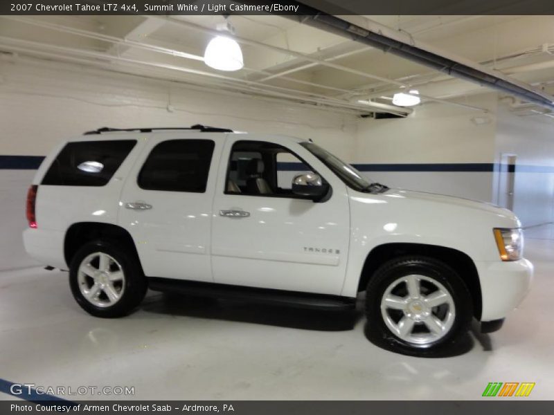 Summit White / Light Cashmere/Ebony 2007 Chevrolet Tahoe LTZ 4x4